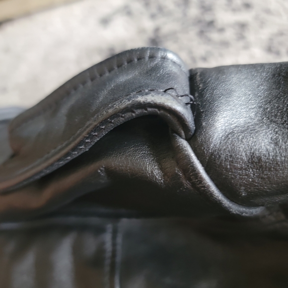 Vintage Drag Specialties Black Leather Motorcycle Jacket Armored SZ 42 Fit Large - Picture 12 of 14